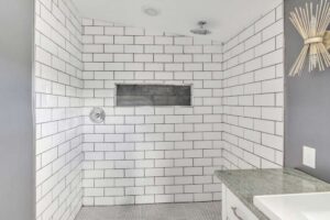 Modern tile bathroom